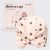 Blush Dot Shower Cap