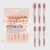 Rose Gold Styling Hair Clips 6pc Set
